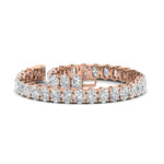 Load image into Gallery viewer, 18 Ct. Oval Shaped Basket Tennis Bracelet
