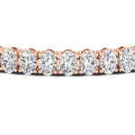 Load image into Gallery viewer, 18 Ct. Oval Shaped Basket Tennis Bracelet
