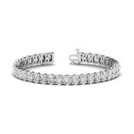 Load image into Gallery viewer, 18 Ct. Oval Shaped Basket Tennis Bracelet

