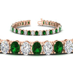 Load image into Gallery viewer, 18 Ct. Oval Shaped Basket Tennis Bracelet
