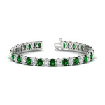 Load image into Gallery viewer, 18 Ct. Oval Shaped Basket Tennis Bracelet
