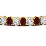 Load image into Gallery viewer, 18 Ct. Oval Shaped Basket Tennis Bracelet
