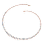 Load image into Gallery viewer, 18-ct.-diamond-graduated-tennis-necklace-in-FDNK10586-NL-RG