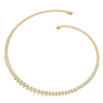 Load image into Gallery viewer, 18-ct.-diamond-graduated-tennis-necklace-in-FDNK10586-NL-YG