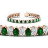 Load image into Gallery viewer, 18-ct-pear-cut-basket-tennis-bracelet