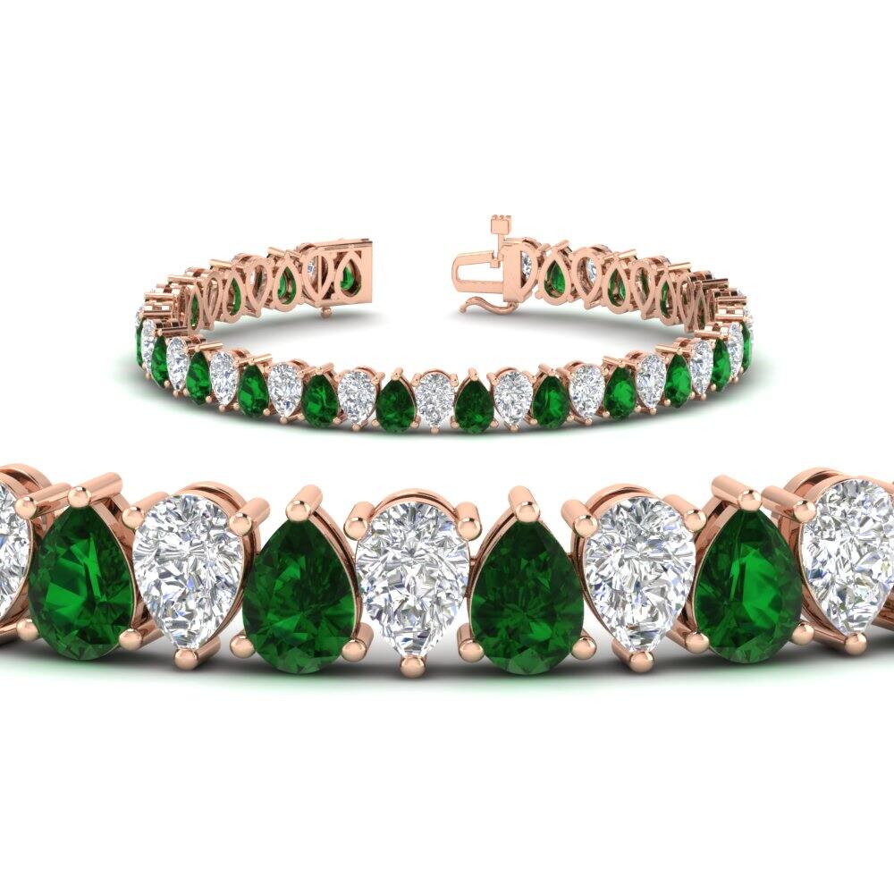 18-ct-pear-cut-basket-tennis-bracelet