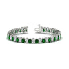 Load image into Gallery viewer, 18 Ct Pear Cut Basket Tennis Bracelet