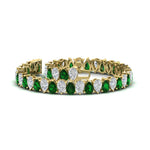 Load image into Gallery viewer, 18 Ct Pear Cut Basket Tennis Bracelet
