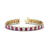 Load image into Gallery viewer, 18 Ct Pear Cut Basket Tennis Bracelet