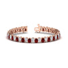 Load image into Gallery viewer, 18 Ct Pear Cut Basket Tennis Bracelet