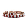 Load image into Gallery viewer, 18 Ct Pear Cut Basket Tennis Bracelet