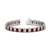 Load image into Gallery viewer, 18 Ct Pear Cut Basket Tennis Bracelet