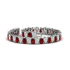 Load image into Gallery viewer, 18 Ct Pear Cut Basket Tennis Bracelet