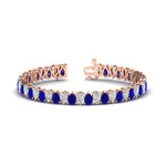Load image into Gallery viewer, 18 Ct Pear Cut Basket Tennis Bracelet
