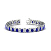 Load image into Gallery viewer, 18 Ct Pear Cut Basket Tennis Bracelet