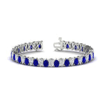 Load image into Gallery viewer, 18 Ct Pear Cut Basket Tennis Bracelet
