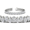 Load image into Gallery viewer, 18 Ct Pear Cut Basket Tennis Bracelet