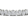 Load image into Gallery viewer, 18 Ct Pear Cut Basket Tennis Bracelet