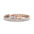 Thumbnail 3 - 18-ct.-princess-cut-basket-tennis-bracelet-in-rose-gold-FDBRC10450PRANGLE4-18.00CT-NL-RG_8aed8776-7bea-47b9-bdab-0653aeb788cf
