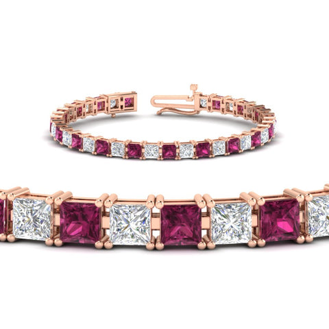 18-ct.-princess-cut-pink-sapphire-basket-tennis-bracelet-in-rose-gold-FDBRC10450PRGSADRPIANGLE2-18.00CT-NL-RG_51c73da8-2767-4147-b64a-2f6eeec7911f