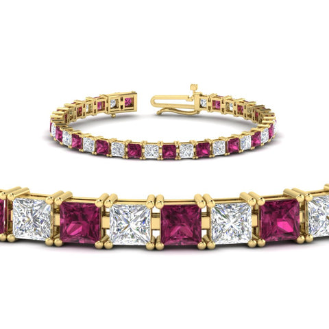 18-ct.-princess-cut-pink-sapphire-basket-tennis-bracelet-in-yellow-gold-FDBRC10450PRGSADRPIANGLE2-18.00CT-NL-YG_479d7f09-d7ec-49a2-93a2-946b334a1de2