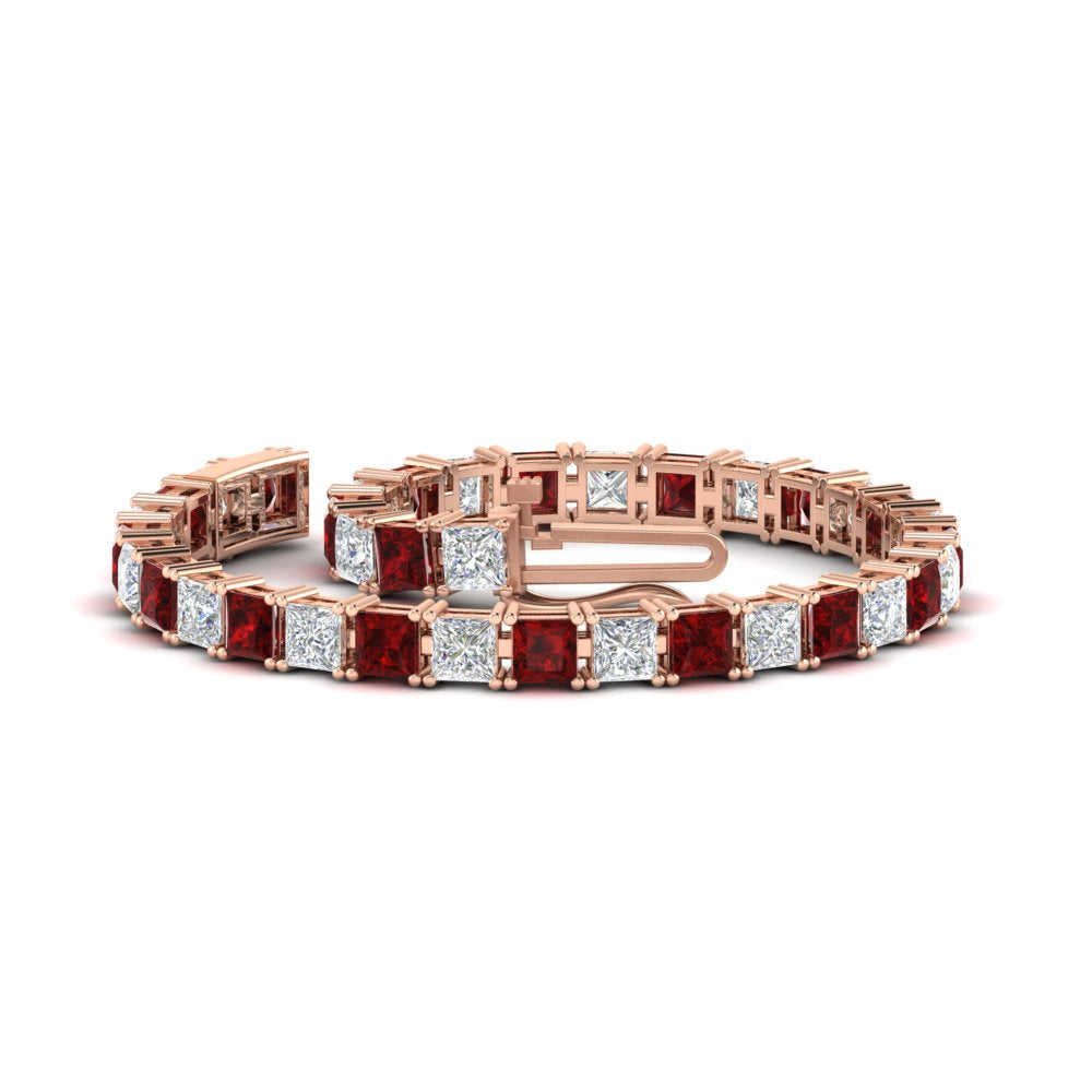18-ct-princess-cut-basket-tennis-bracelet