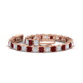 Thumbnail 23 - 18-ct.-princess-cut-ruby-basket-tennis-bracelet-in-rose-gold-FDBRC10450PRGRUDRANGLE4-18.00CT-NL-RG_b156194b-3dc8-4176-b490-ccf1e5f80d6b