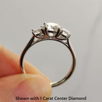 Load image into Gallery viewer, 1ct.labdiamondtrellis3stoneengagementringin14kwhitegold-FD10768ROR-1.00CT
