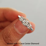 Load image into Gallery viewer, 1ct.labdiamondtrellis3stoneengagementringin14kwhitegold-FD10768ROR-1.00CT
