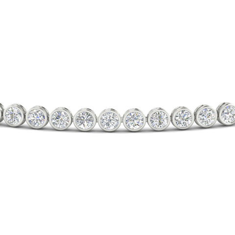 2.70 Ct. Diamond Bezel Set Tennis Bracelet