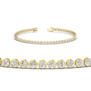 2.70 Ct. Diamond Bezel Set Tennis Bracelet
