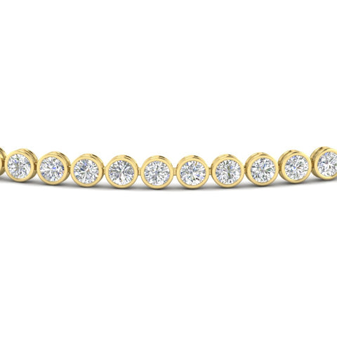 2.70 Ct. Diamond Bezel Set Tennis Bracelet