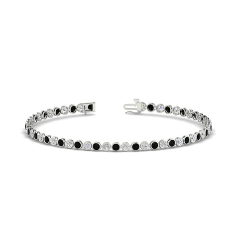 2.70 Ct. Diamond Bezel Set Tennis Bracelet