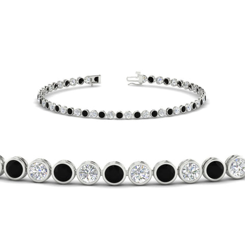 2.70 Ct. Diamond Bezel Set Tennis Bracelet