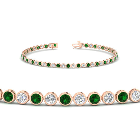 2.70 Ct. Diamond Bezel Set Tennis Bracelet