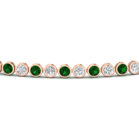 2.70 Ct. Diamond Bezel Set Tennis Bracelet