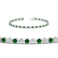 Thumbnail 58 - 2.70 Ct. Diamond Bezel Set Tennis Bracelet