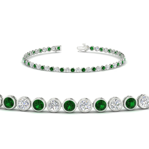 2.70 Ct. Diamond Bezel Set Tennis Bracelet