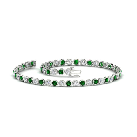 2.70 Ct. Diamond Bezel Set Tennis Bracelet