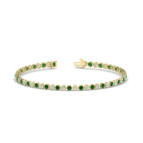 2.70 Ct. Diamond Bezel Set Tennis Bracelet