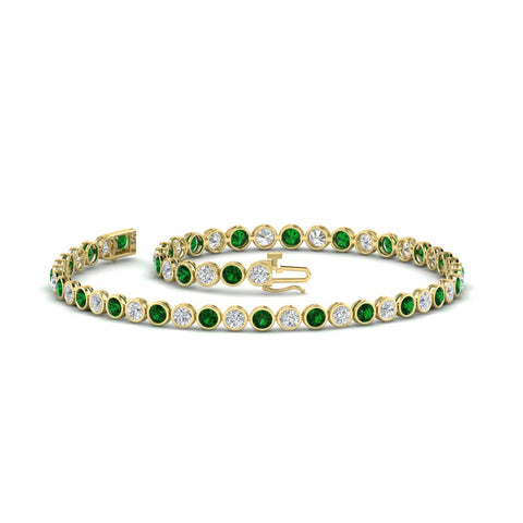 2.70 Ct. Diamond Bezel Set Tennis Bracelet