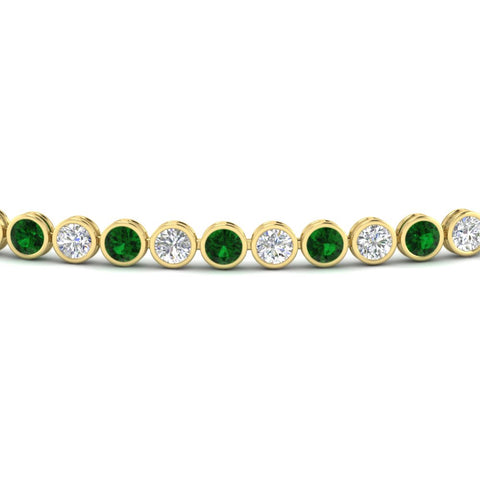 2.70 Ct. Diamond Bezel Set Tennis Bracelet