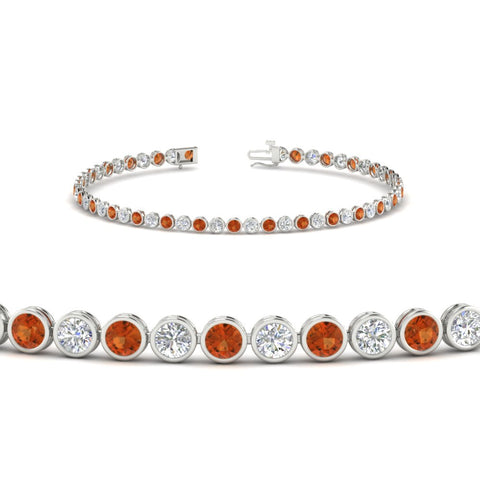 2.70 Ct. Diamond Bezel Set Tennis Bracelet
