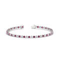 Thumbnail 54 - 2.70 Ct. Diamond Bezel Set Tennis Bracelet