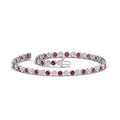 Thumbnail 55 - 2.70 Ct. Diamond Bezel Set Tennis Bracelet