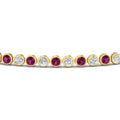 Thumbnail 86 - 2.70 Ct. Diamond Bezel Set Tennis Bracelet