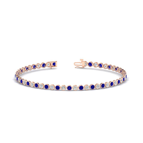 2.70 Ct. Diamond Bezel Set Tennis Bracelet