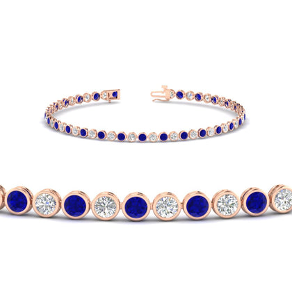 2.70 Ct. Diamond Bezel Set Tennis Bracelet