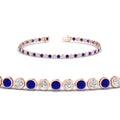 Thumbnail 13 - 2.70 Ct. Diamond Bezel Set Tennis Bracelet