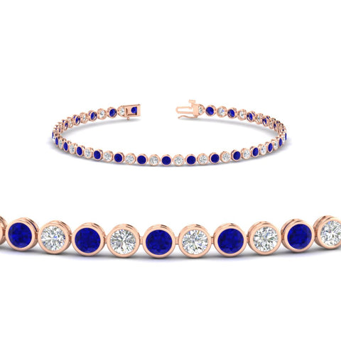 2.70 Ct. Diamond Bezel Set Tennis Bracelet